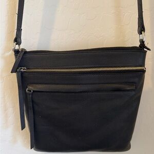 Nordstrom Black Leather Crossbody Bag